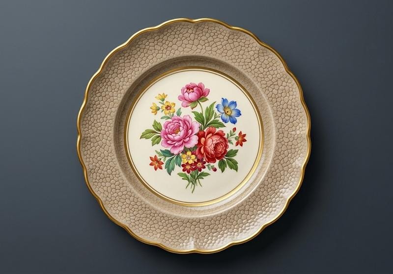 Paragon Porcelain gold decorative plate
