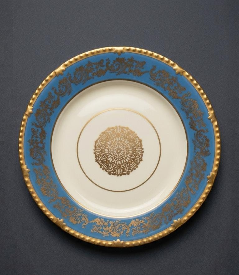 Paragon Porcelain blue decorative plate
